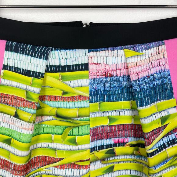 Clover Canyon | Surf Shack Mixed Print Soft Suiting Mini Shorts - Picture 6 of 11